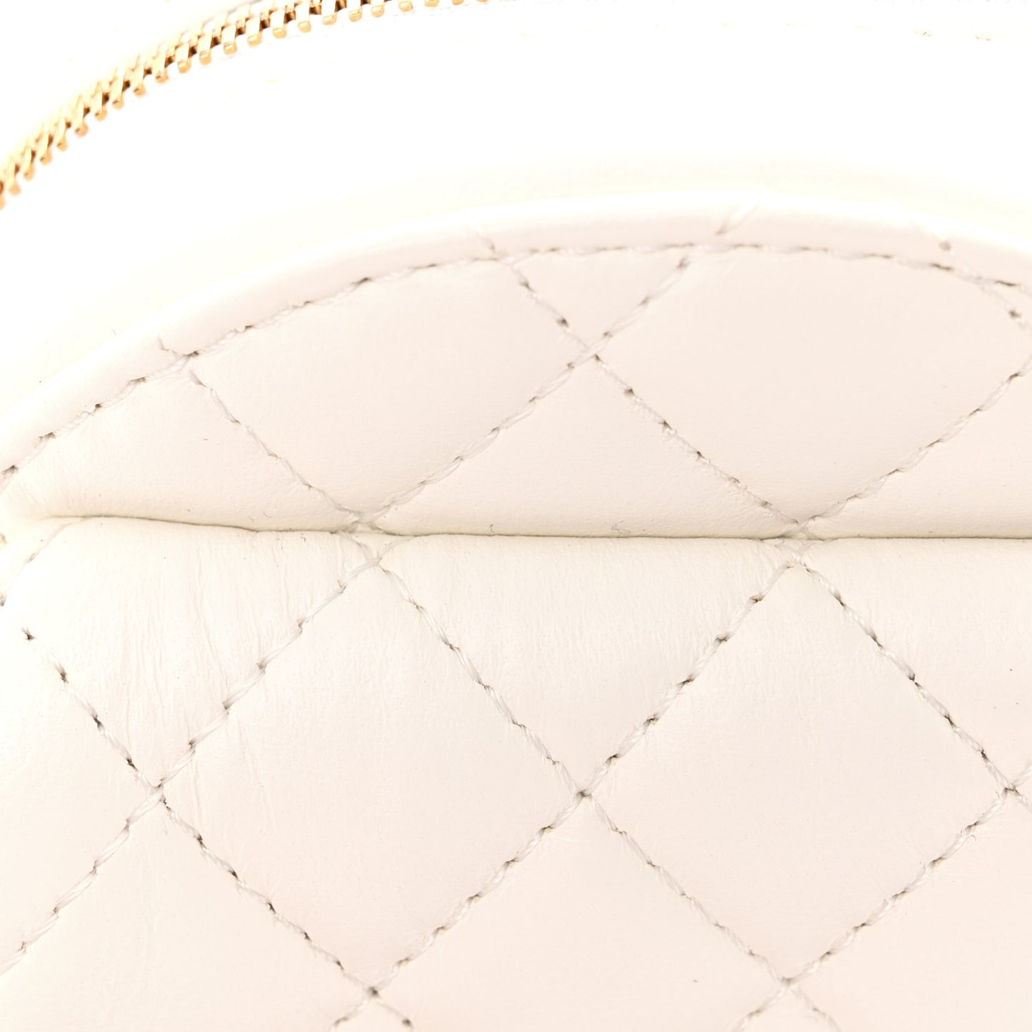 Lambskin Quilted CC In Love Heart Bag White