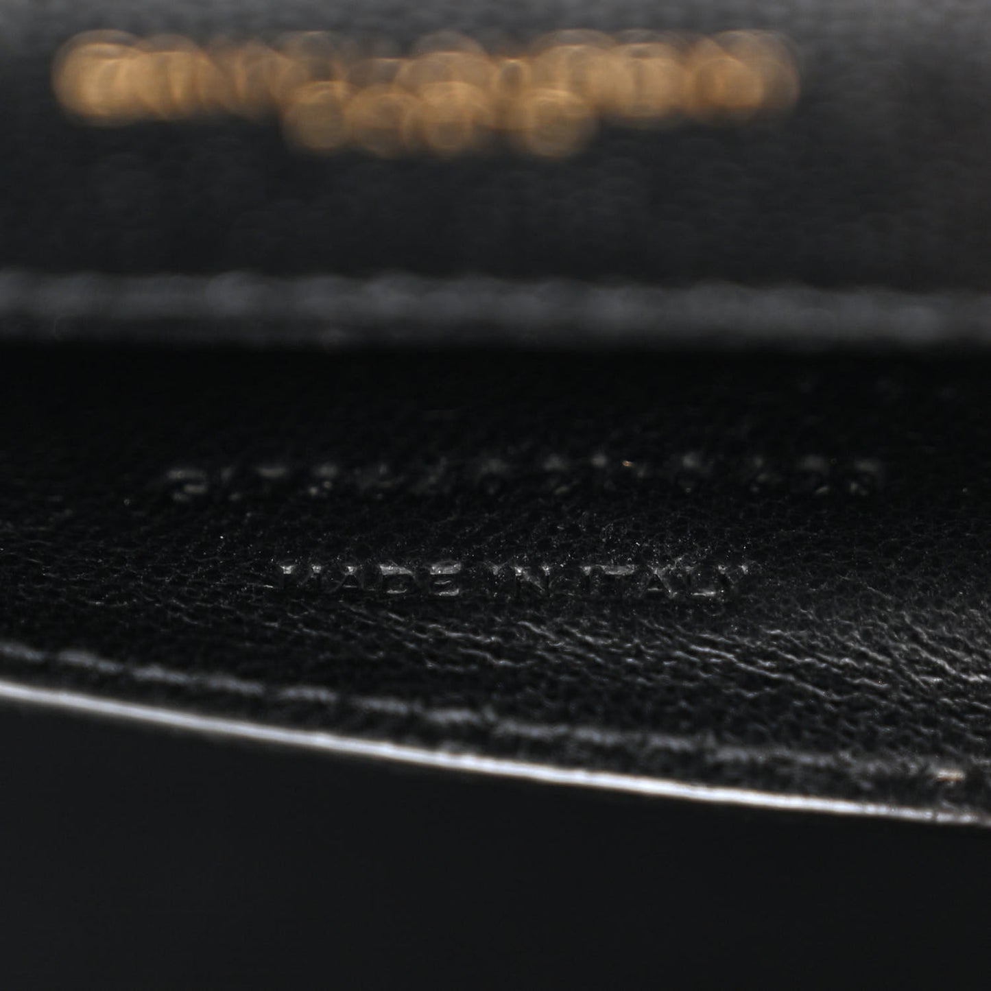 Grain De Poudre Medium Classic Monogram Kate Satchel Black