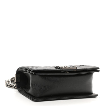 Chanel Caviar Quilted Small Boy Flap Black 4 of 11