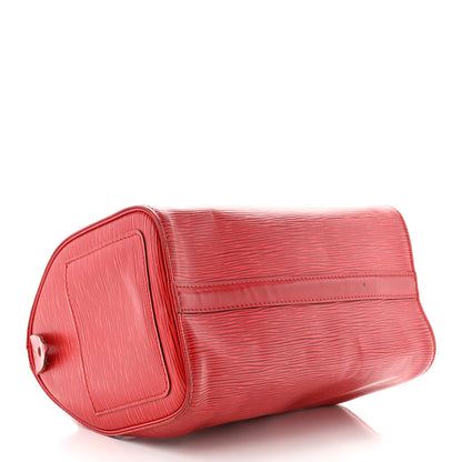 Louis Vuitton Epi Speedy 25 Castillan Red 4 of 11