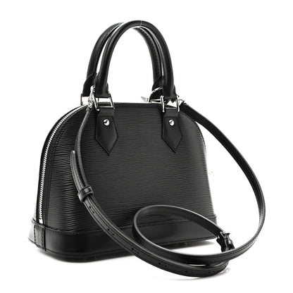 Louis Vuitton Epi Alma BB Black 3 of 10