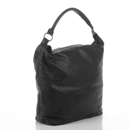 Balenciaga Agneau Classic Hardware Day Hobo Black 3 of 9