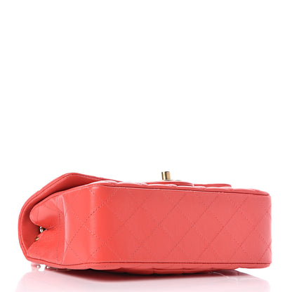 Chanel Lambskin Quilted Mini Rectangular Flap Red 4 of 10