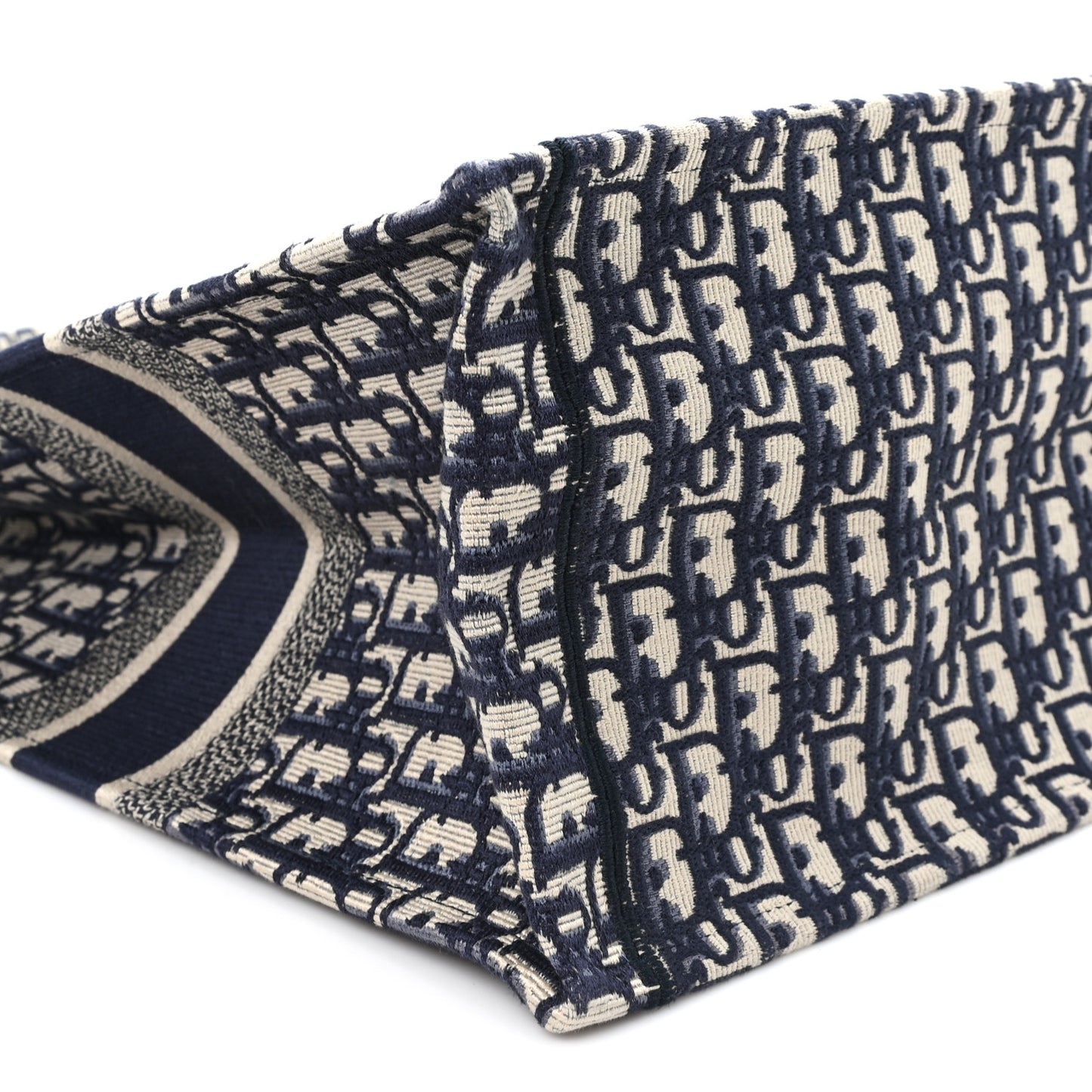 Oblique Large Book Tote Blue Multicolor