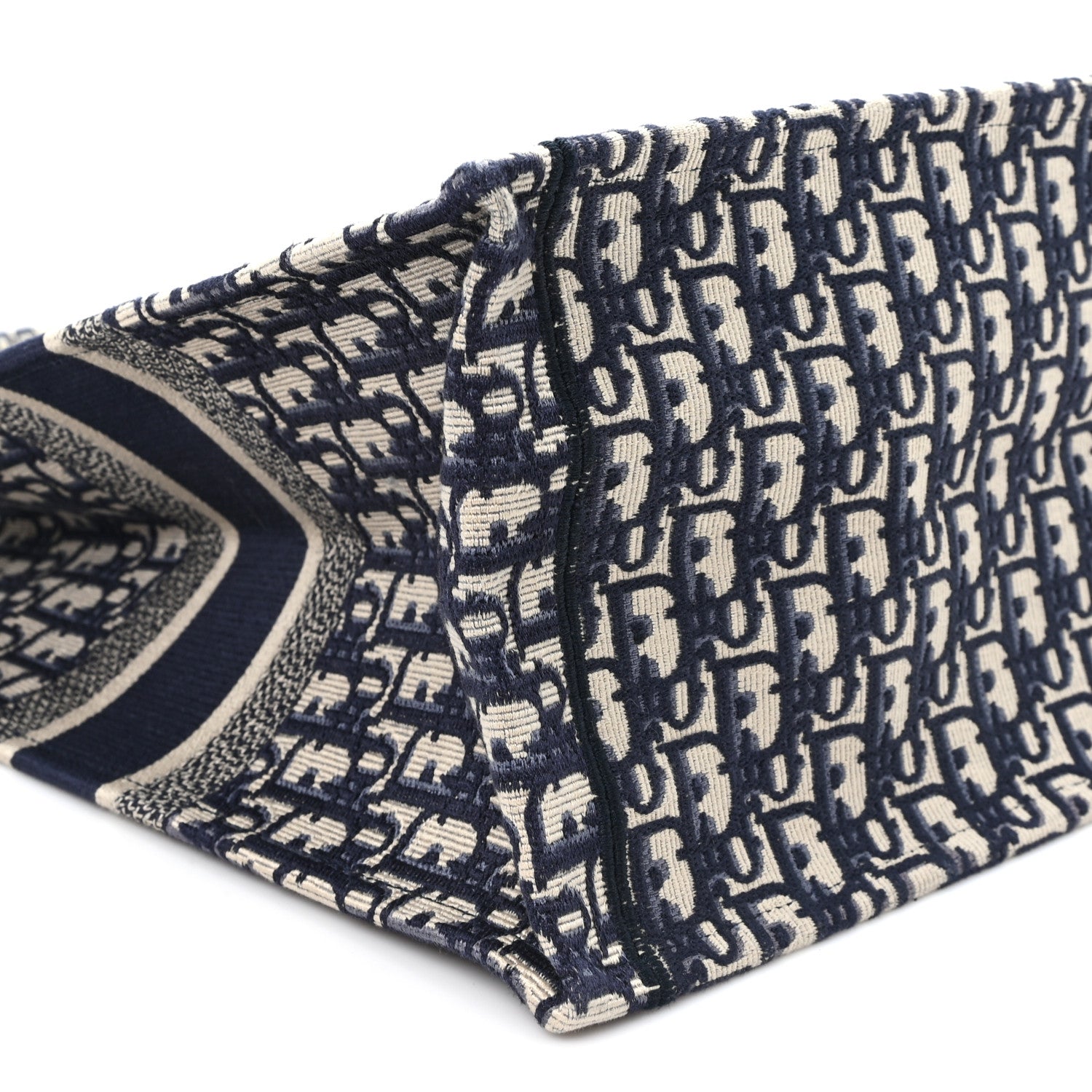 Christian Dior Oblique Large Book Tote Blue Multicolor 9 of 10