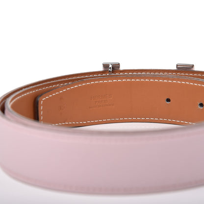 Hermes Swift 32mm Quizz H Belt 85 Rose Dragree Gold 4 of 8