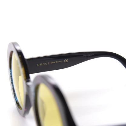 Gucci Acetate Round Glitter GG0319S Sunglasses Rainbow 6 of 8