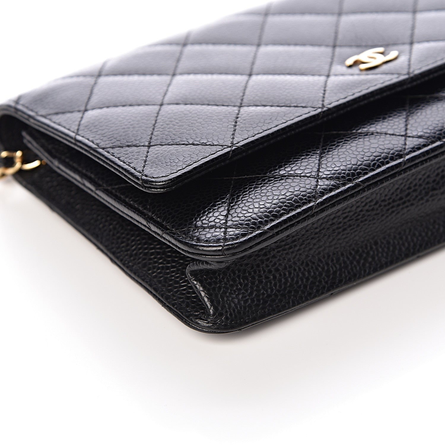 Chanel Caviar Quilted Wallet On Chain WOC Black 11 of 15