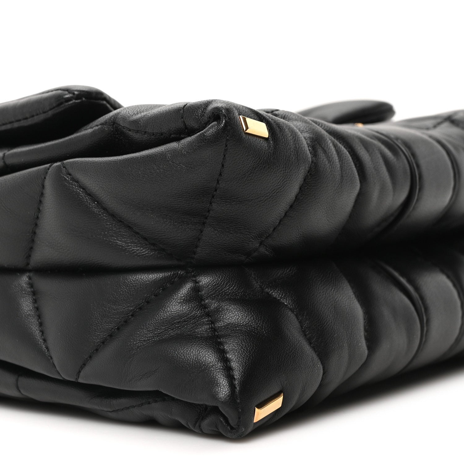 Versace Nappa Quilted Kleio Shoulder Bag Black 9 of 10