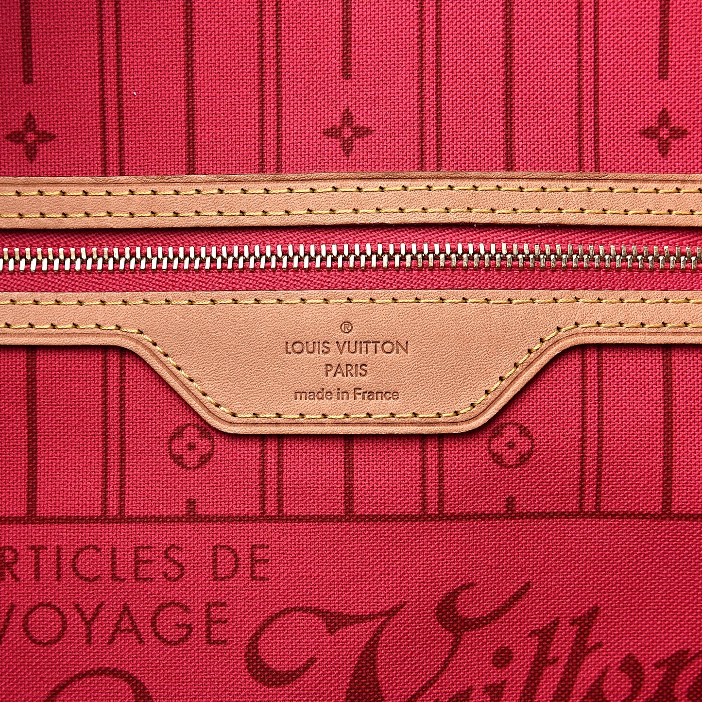 Monogram My LV Heritage Neverfull GM Red Magenta