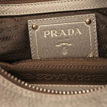Prada Vitello Daino Hobo Argilla 6 of 12