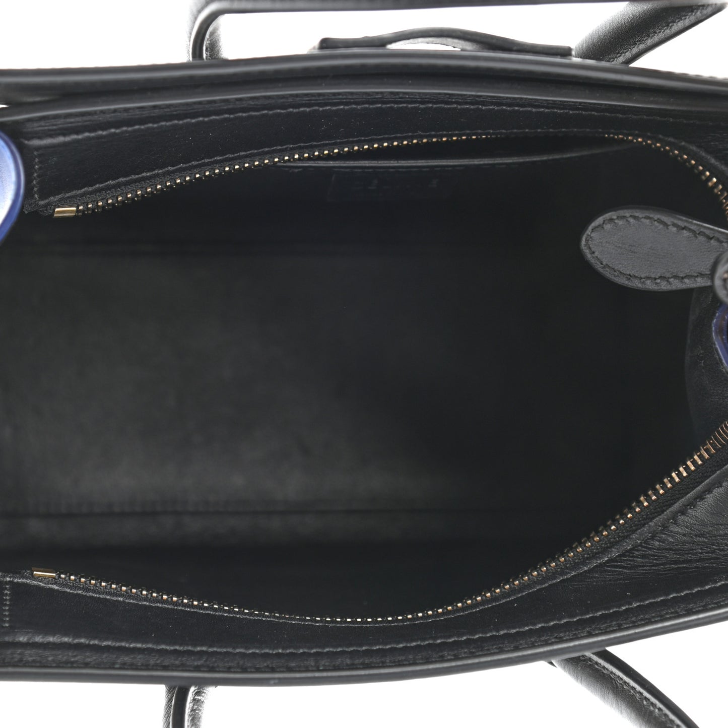 Elephant Calfskin Nano Tri-Color Luggage Sand