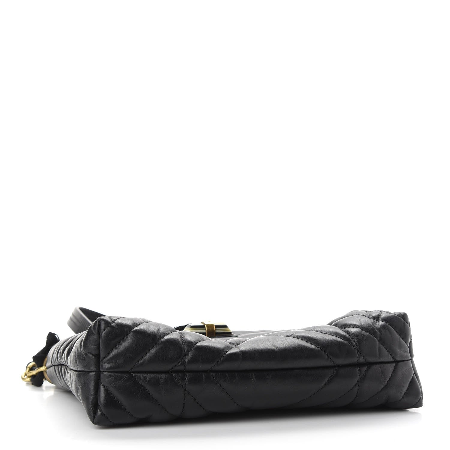 Lanvin Lambskin Quilted Small Happy Shoulder Bag Black 4 of 10