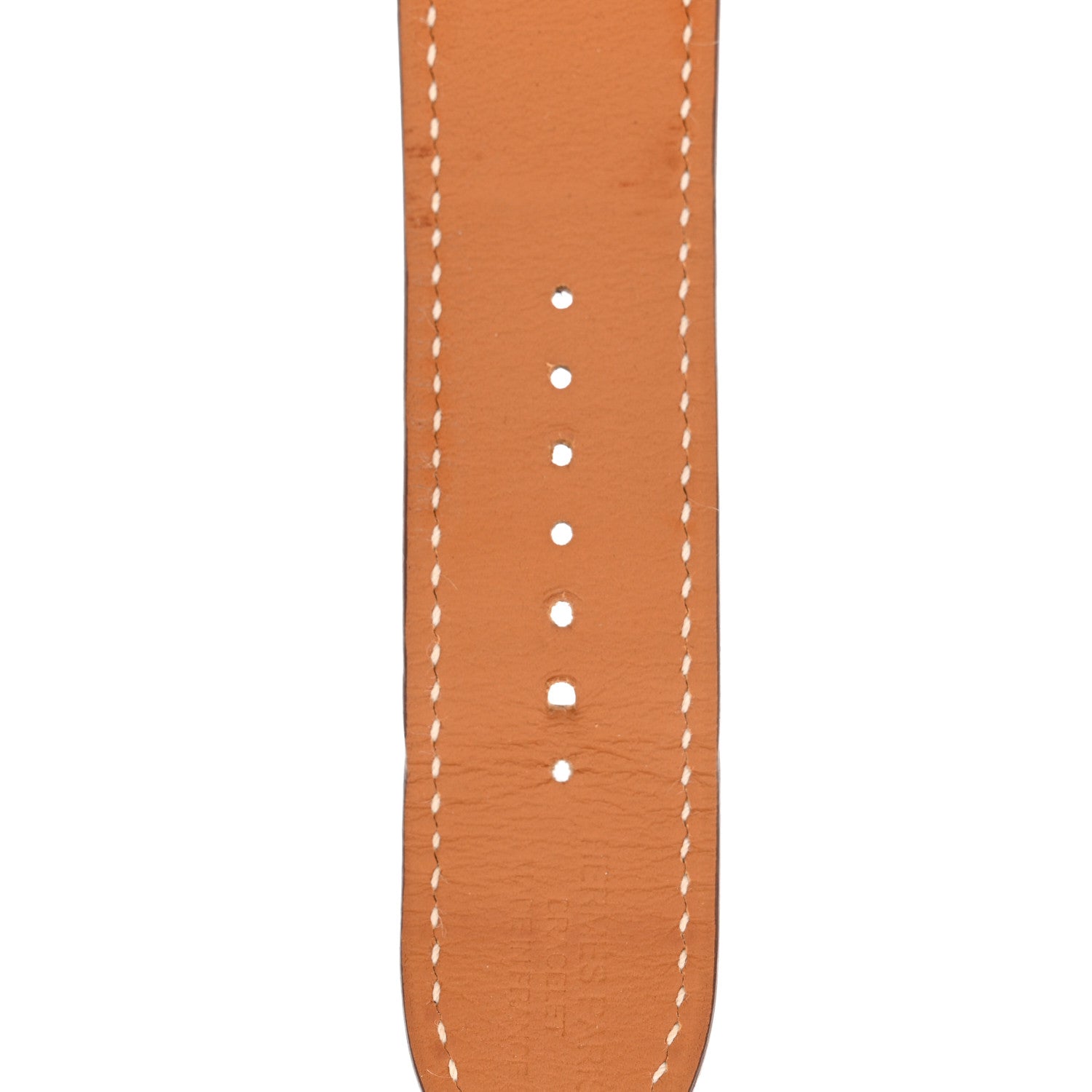 Hermes Barenia 42mm Apple Watch Single Tour Band Fauve 6 of 7