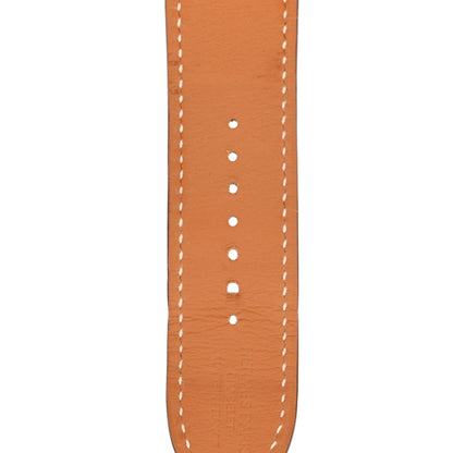 Hermes Barenia 42mm Apple Watch Single Tour Band Fauve 6 of 7