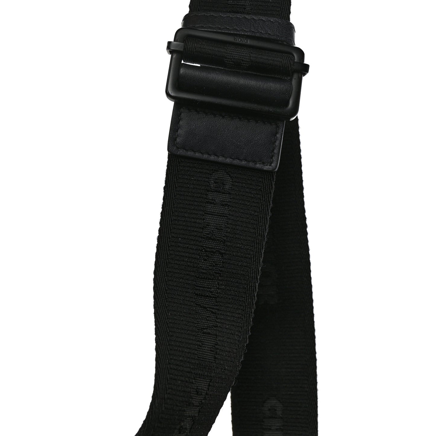 HOMME Nylon Saddle Messenger Bag Black