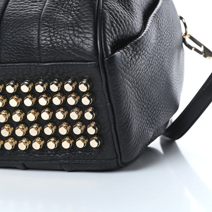 Alexander Wang Pebbled Lambskin Rocco Black Pale Gold Hardware 9 of 9