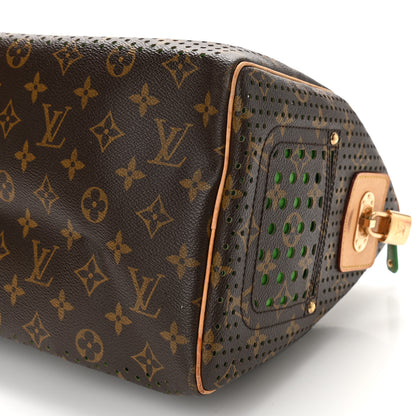 Louis Vuitton Monogram Perforated Speedy 30 Green 10 of 14