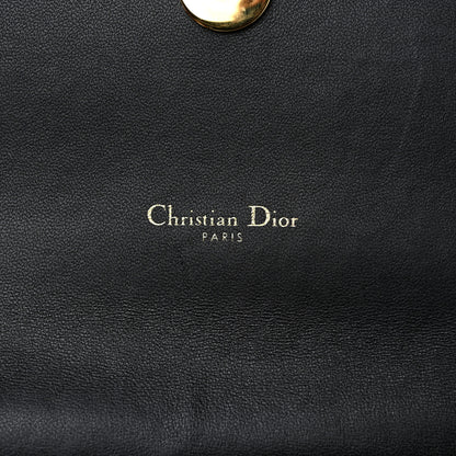 Christian Dior Supple Calfskin Cannage Caro Belt Pouch with Chain Black 7 of 10