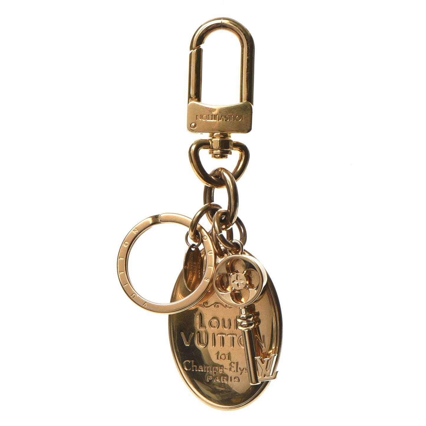 PTE Cles Maizeon Bag Charm Key Holder Gold