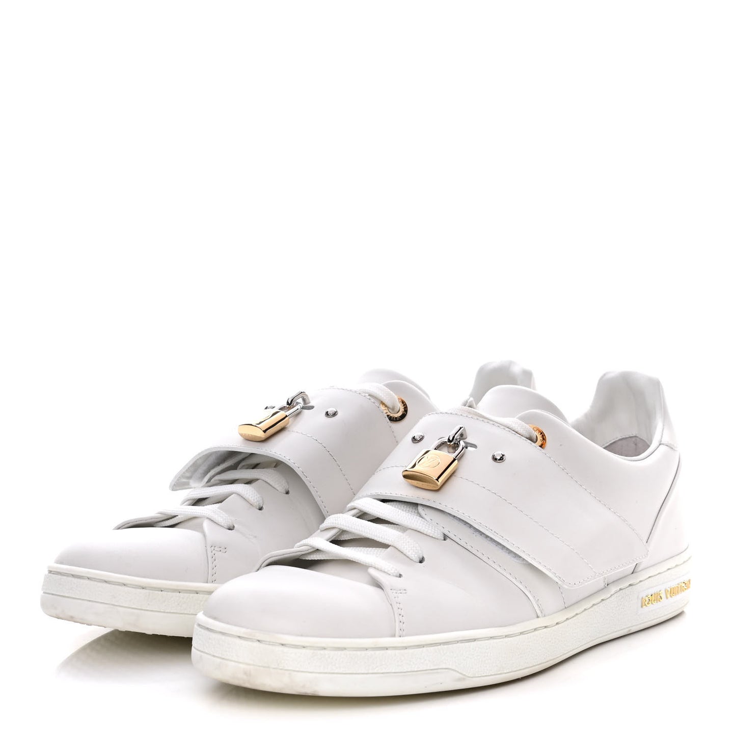 Calfskin Front Row Sneaker 38.5 White