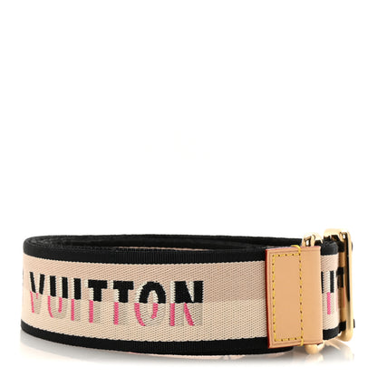 Louis Vuitton Jacquard Speedy Bandouliere 20 Shoulder Strap Black 2 of 4
