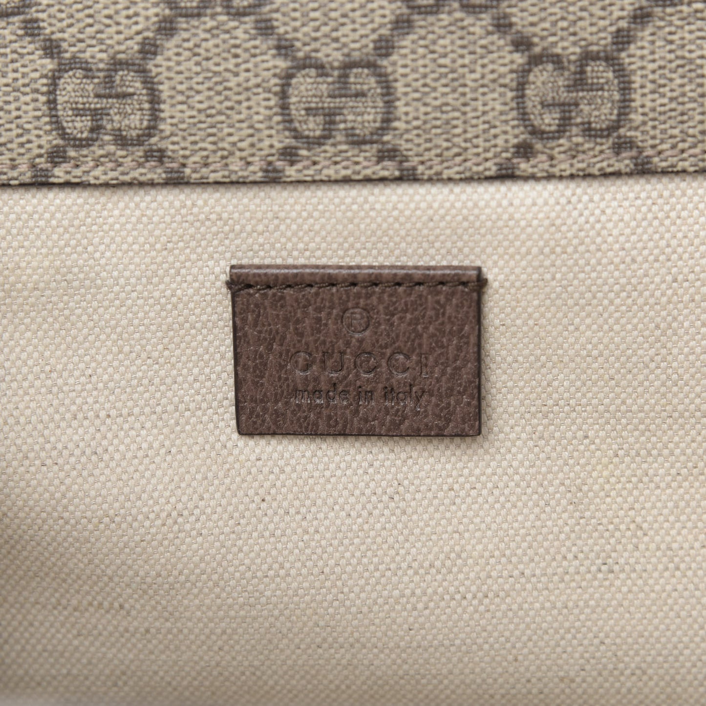 GG Supreme Monogram Web Small Neo Vintage Double Flap Messenger Bag Beige New Acero
