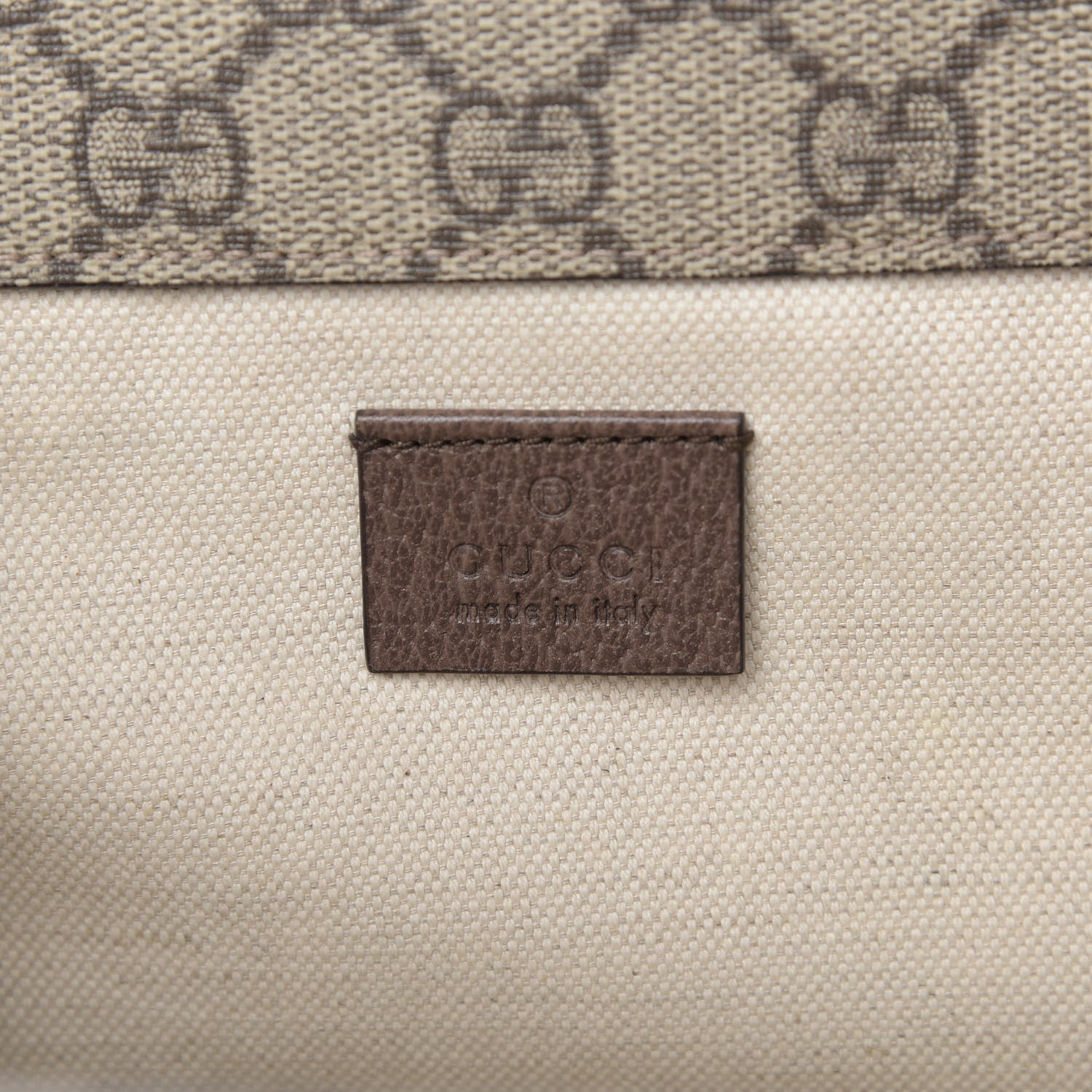Gucci GG Supreme Monogram Web Small Neo Vintage Double Flap Messenger Bag Beige New Acero 8 of 10