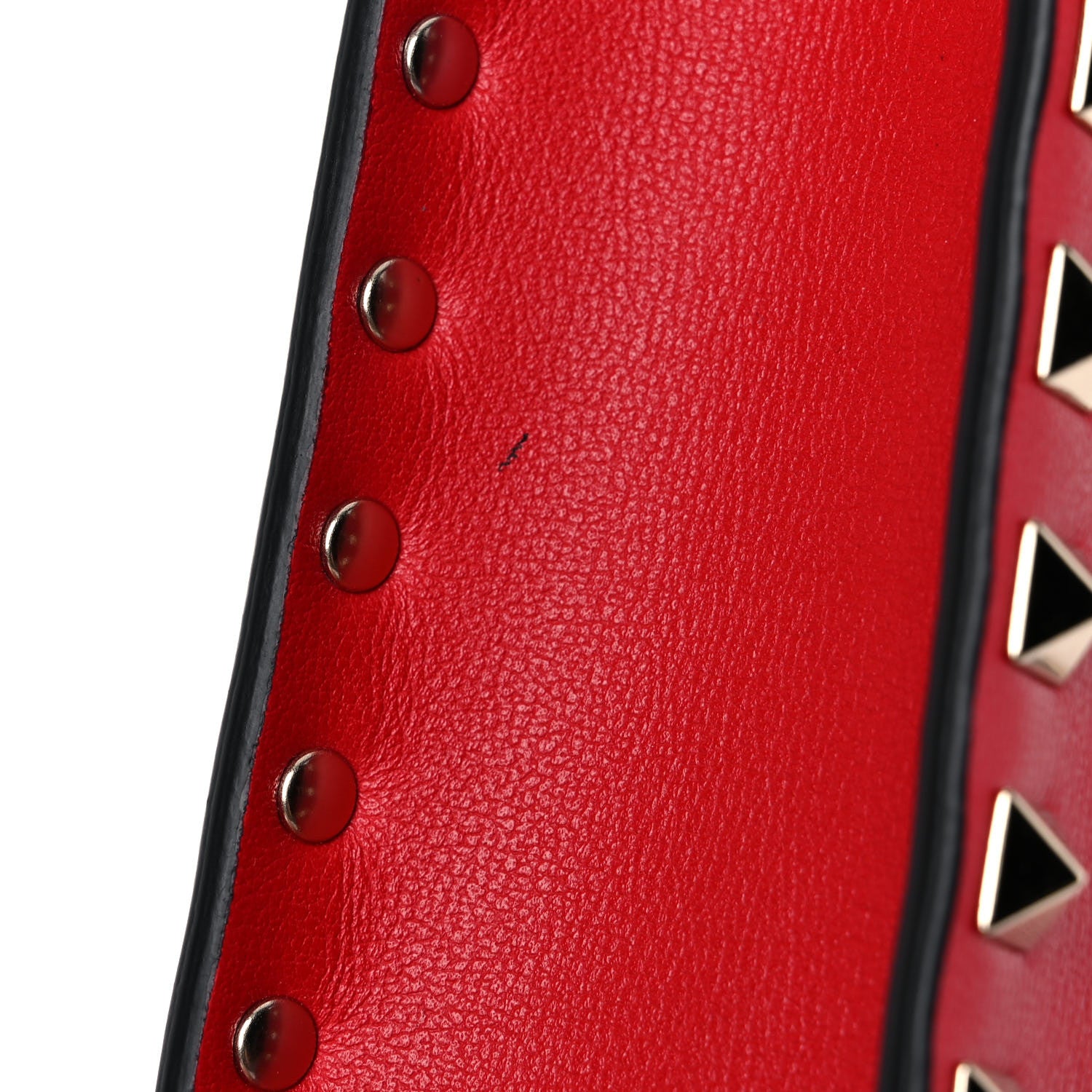 Valentino Garavani Calfskin Rockstud Phone Holder Red 10 of 10