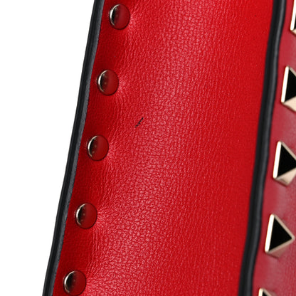 Valentino Garavani Calfskin Rockstud Phone Holder Red 10 of 10