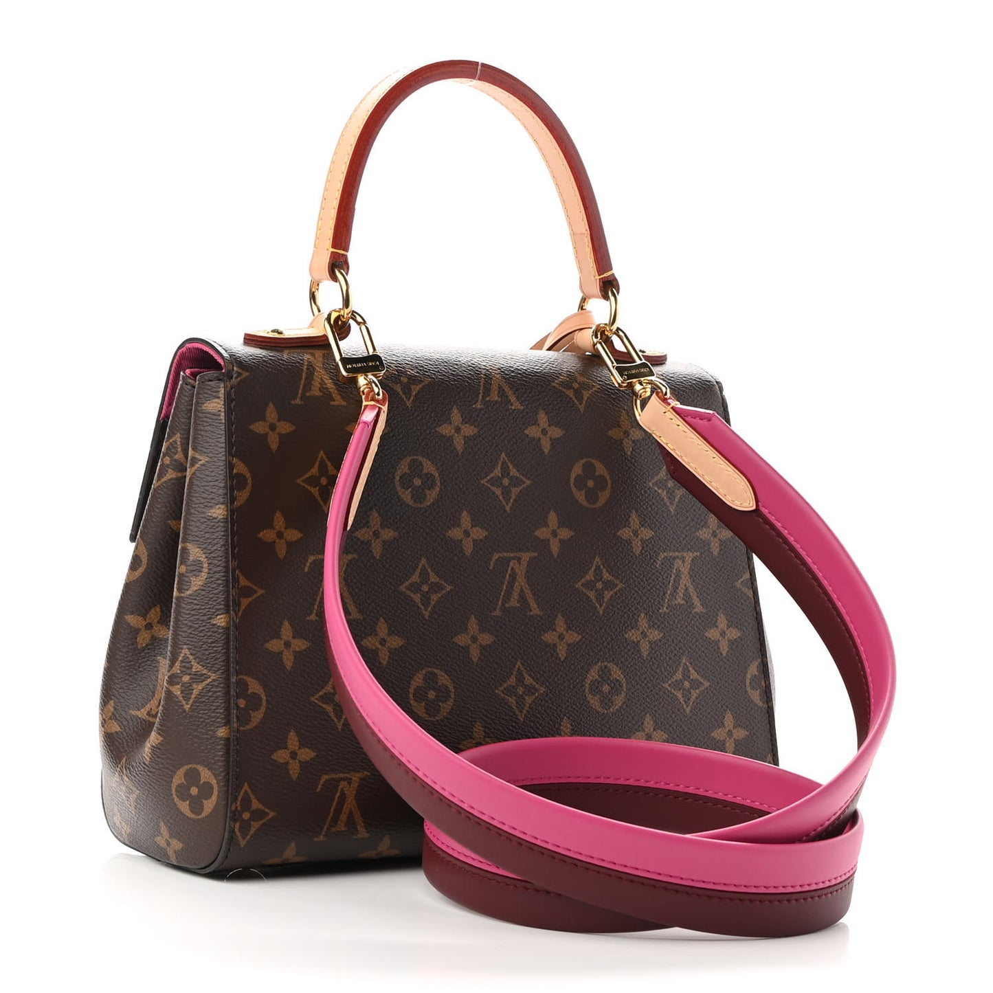 Monogram Cluny BB Bordeaux Fuchsia