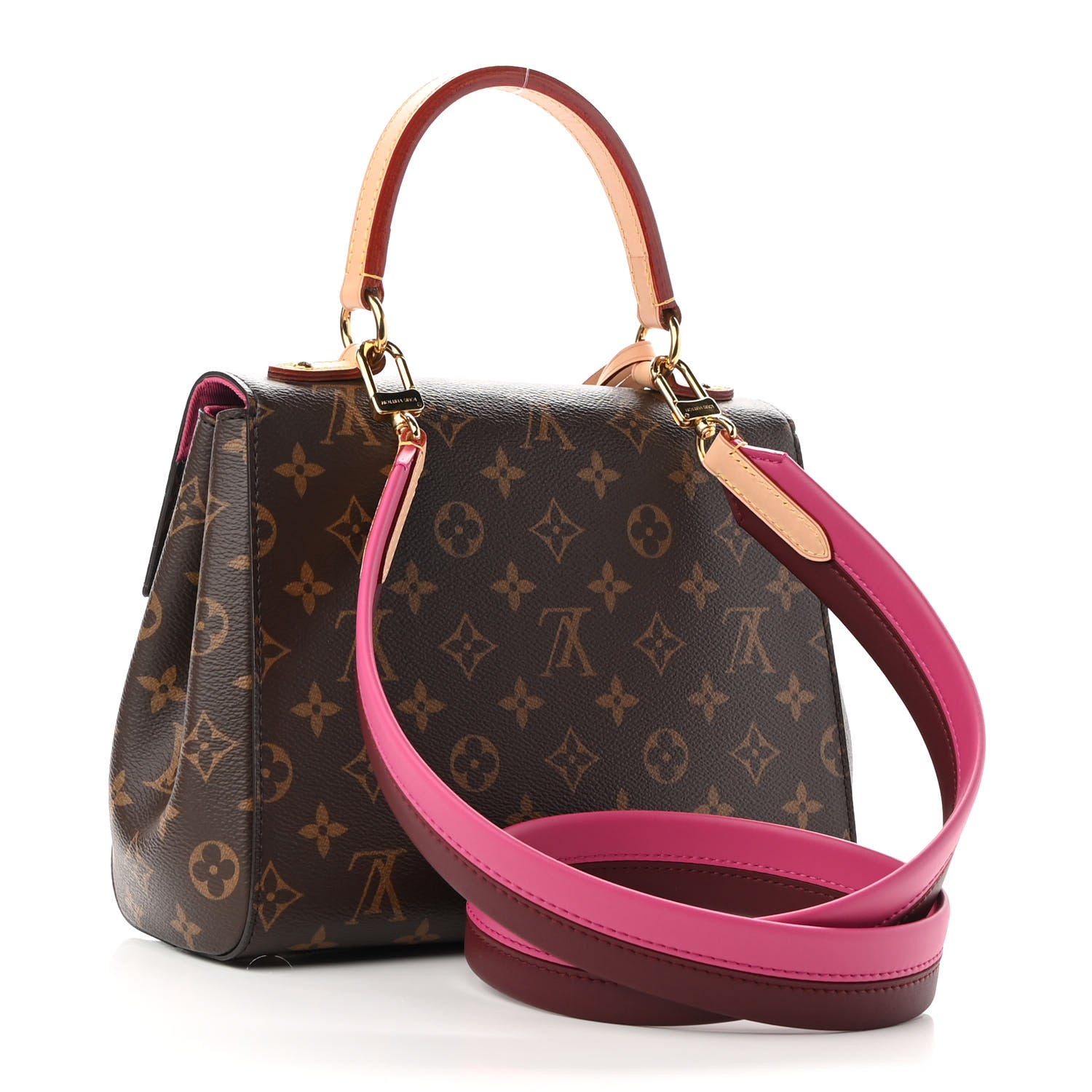 Louis Vuitton Monogram Cluny BB Bordeaux Fuchsia 3 of 8