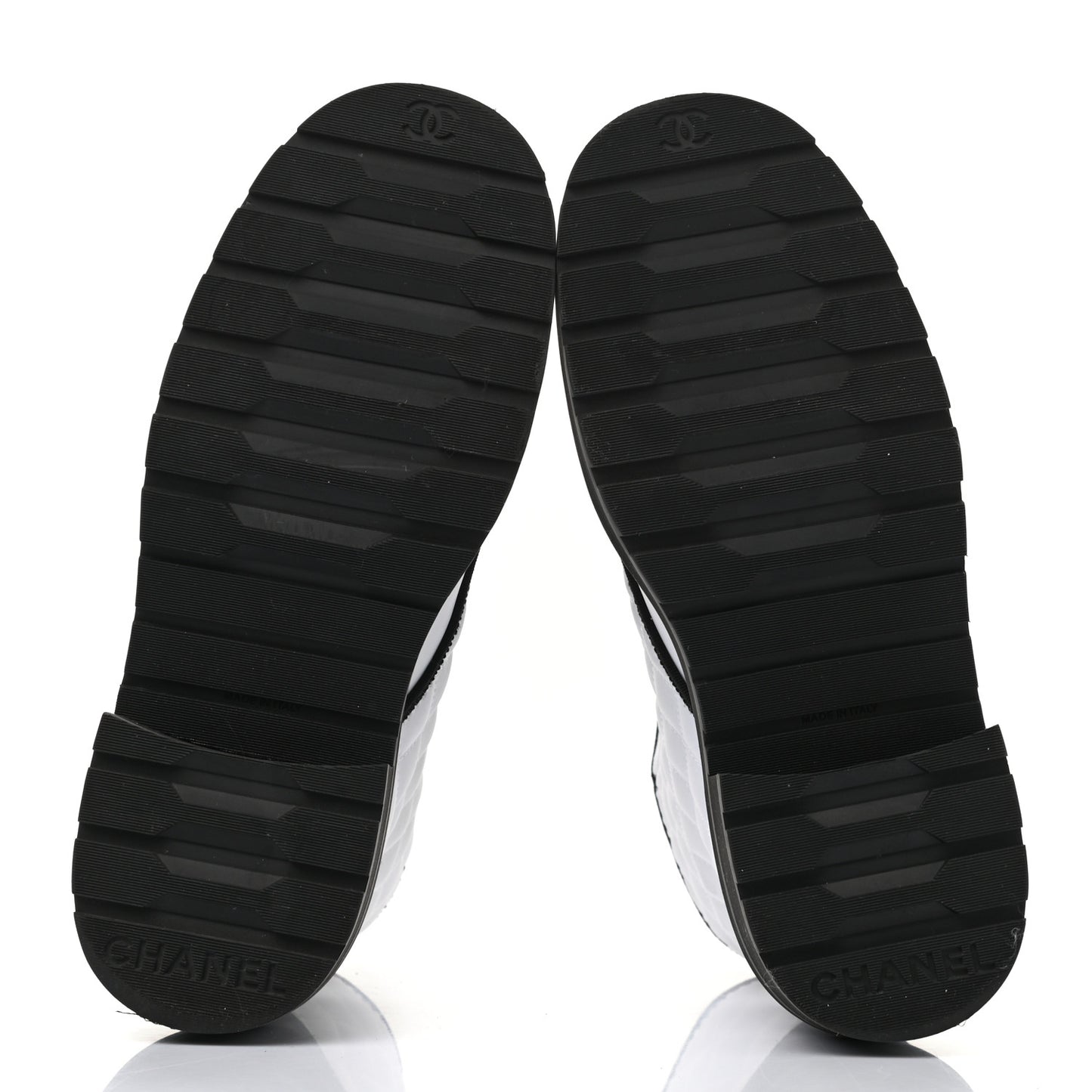 Shiny Goatskin Calfskin Quilted Lace Up Combat Boots 37.5 White Black