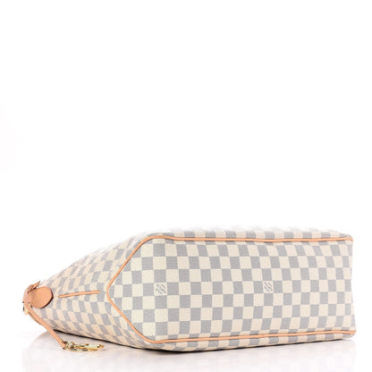 Louis Vuitton Damier Azur Delightful MM Rose Ballerine 4 of 7