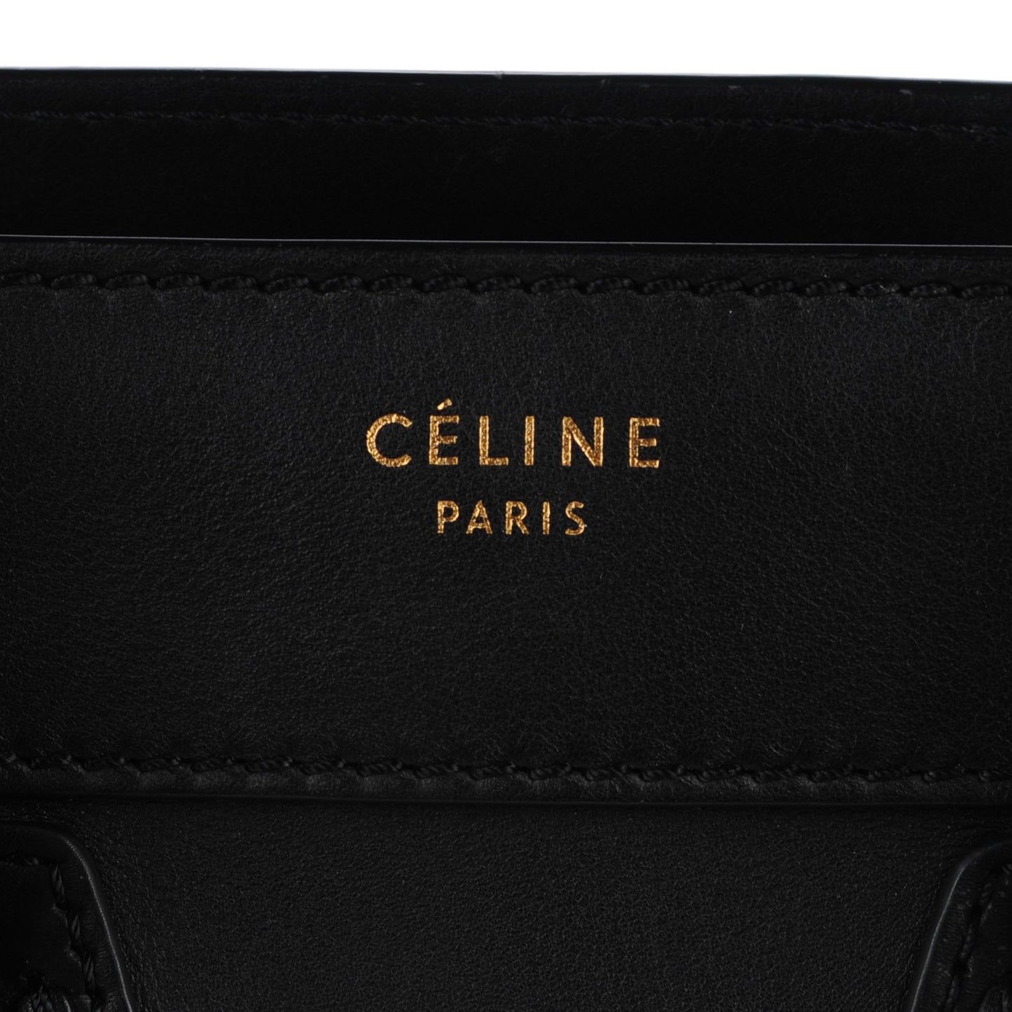 Smooth Calfskin Micro Luggage Black