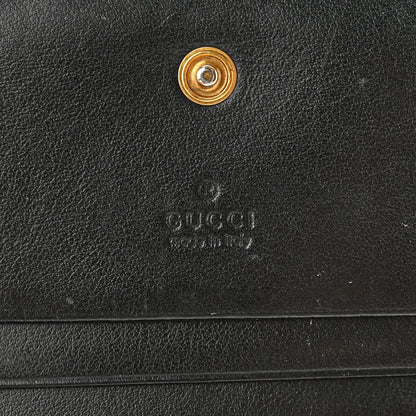 Gucci Calfskin Matelasse GG Marmont Card Case Wallet Black 6 of 10