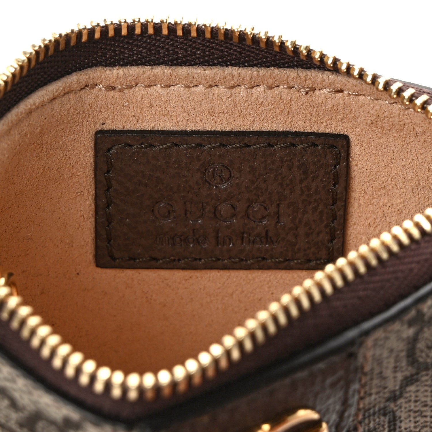 Gucci GG Supreme Monogram Web Ophidia Key Case Beige New Acero 6 of 8