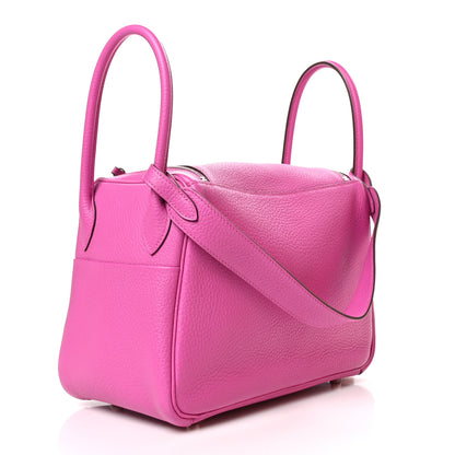 Hermes Taurillon Clemence Lindy 26 Magnolia 3 of 11