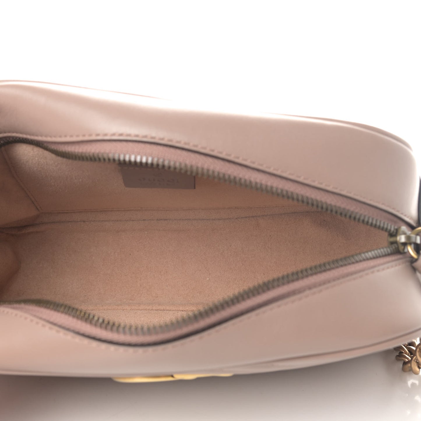 Calfskin Matelasse Small GG Marmont Chain Shoulder Bag Porcelain Rose