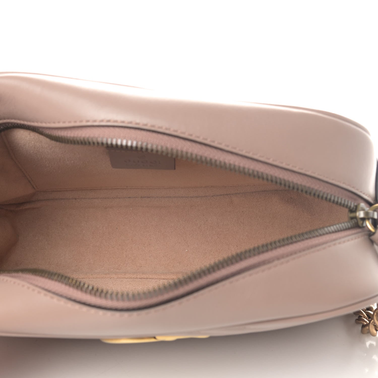 Gucci Calfskin Matelasse Small GG Marmont Chain Shoulder Bag Porcelain Rose 4 of 5