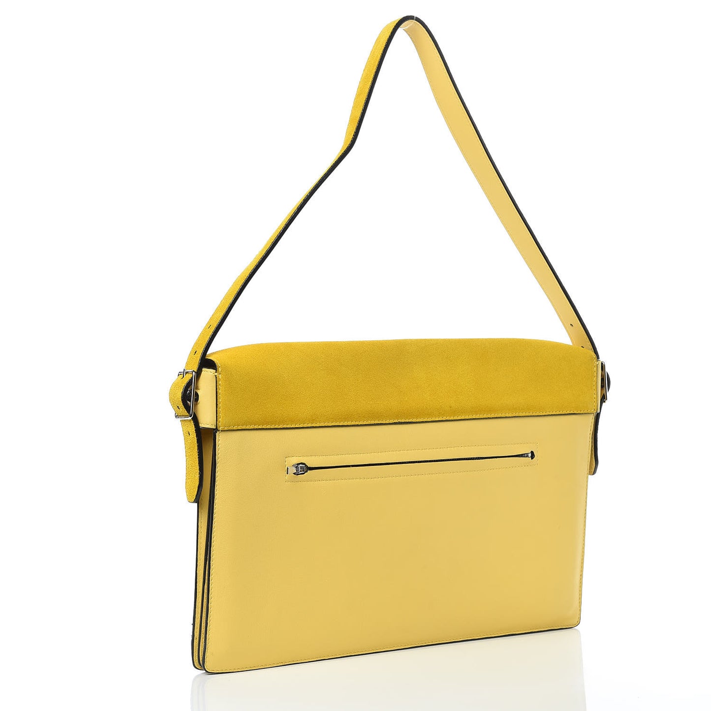 Suede Calfskin Pony Hair Medium Tri-Color Diamond Shoulder Bag Multi