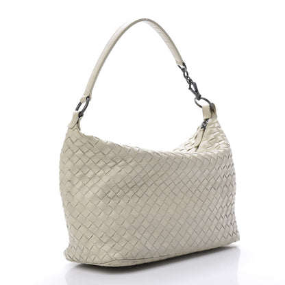 Bottega Veneta Nappa Intrecciato Small Shoulder Bag Cream 3 of 15