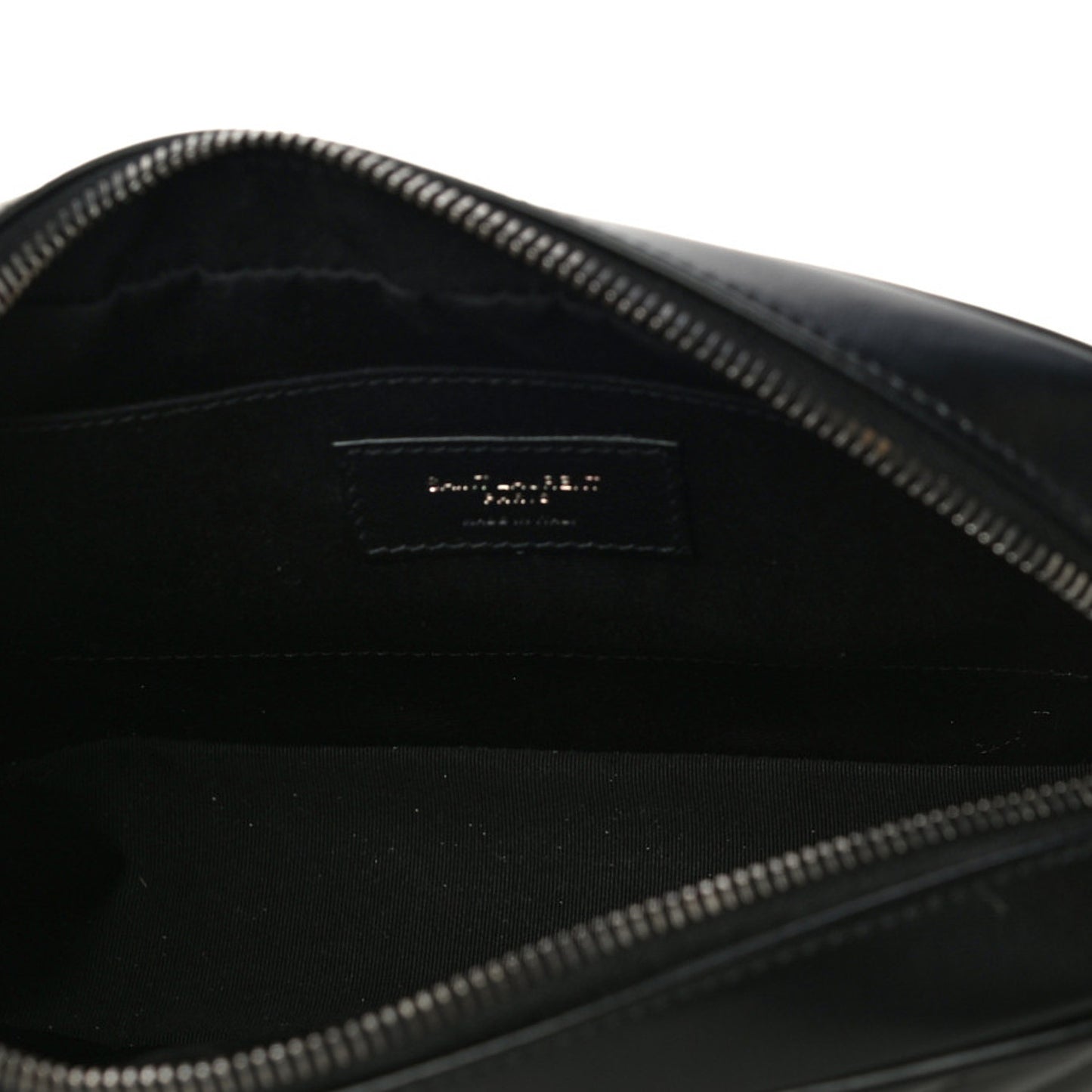 Calfskin Matelasse Monogram Lou Camera Bag Black