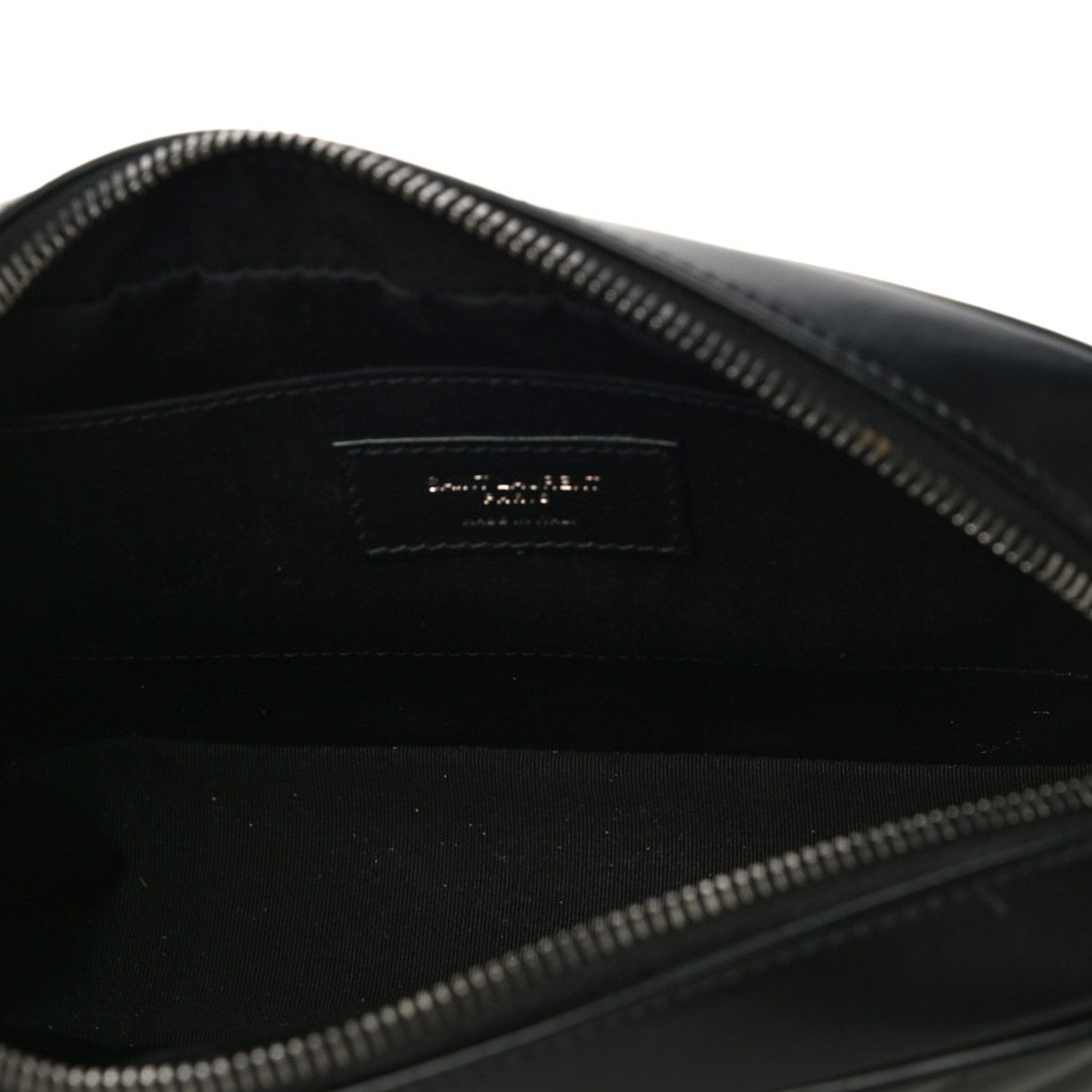 Saint Laurent Calfskin Matelasse Monogram Lou Camera Bag Black 5 of 10