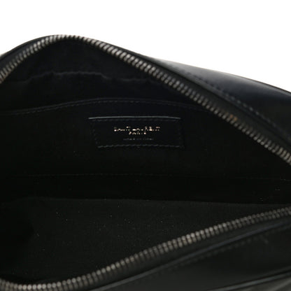 Saint Laurent Calfskin Matelasse Monogram Lou Camera Bag Black 5 of 10