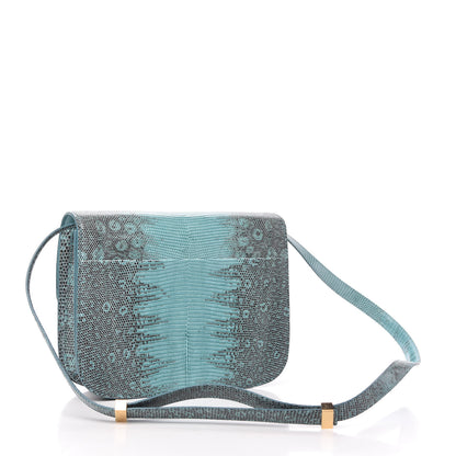 Celine Lizard Medium Classic Box Flap Bag Antarctic 3 of 9