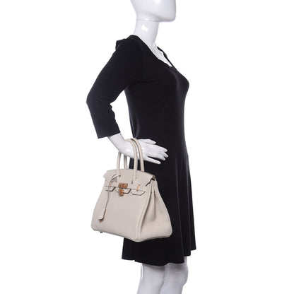 Hermes Togo Birkin 30 Craie 2 of 11