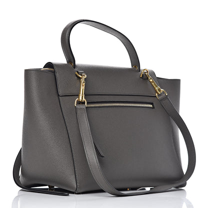 Celine Drummed Calfskin Small Belt Bag Grey 3 of 12