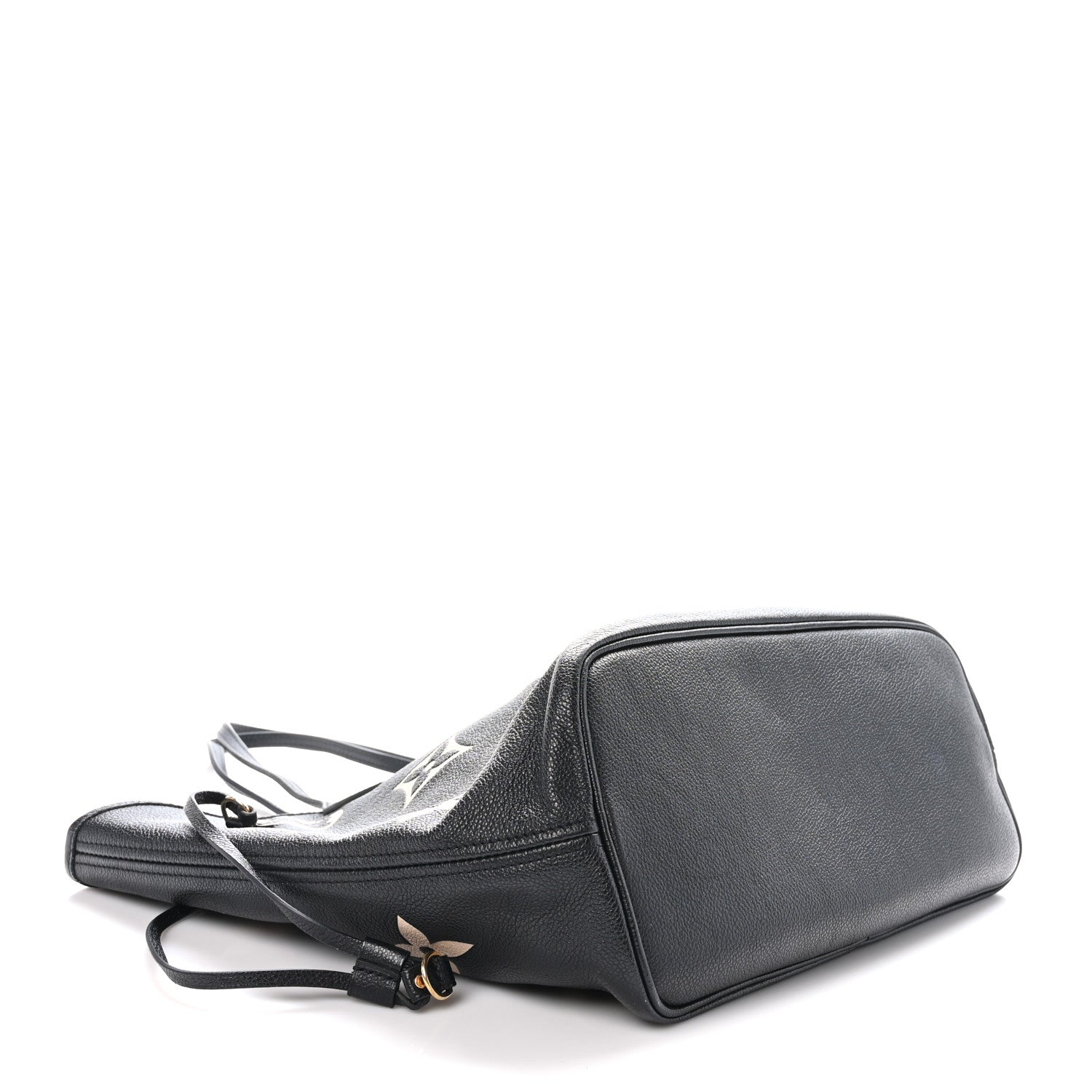 Louis Vuitton Empreinte Monogram Giant Neverfull MM Black Beige 5 of 10