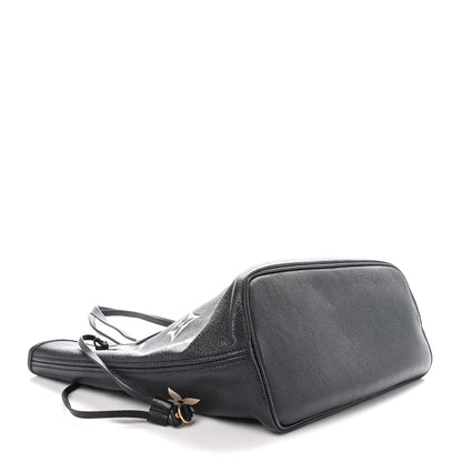 Louis Vuitton Empreinte Monogram Giant Neverfull MM Black Beige 5 of 10